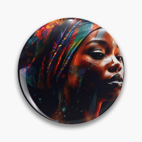 Item preview, African American Portrait of an Empowered Black Woman, Womens Rights Afrocentric designed and sold by MartynGrey.