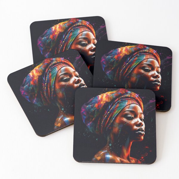Item preview, African American Portrait of an Empowered Black Woman, Womens Rights Afrocentric designed and sold by MartynGrey.