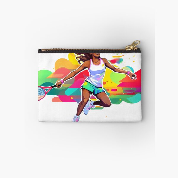 Item preview, Leylah Fernandez in Cartoon: Vibrant Artwork Celebrating Tennis Excellence designed and sold by Pannyyy.
