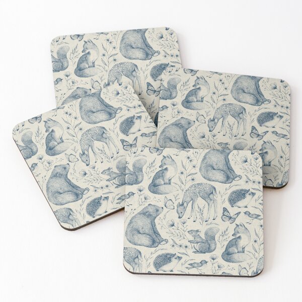 Item preview, Forest Fauna Toile  designed and sold by Perrin Le Feuvre.