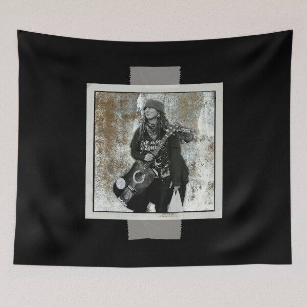 Item preview, Grunge Hippie with Guitar designed and sold by SpiritedArtwork.