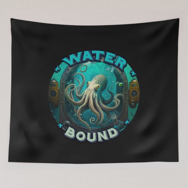 Item preview, Water Bound Octopus Art Gift Ideas designed and sold by TheLaundryLady.