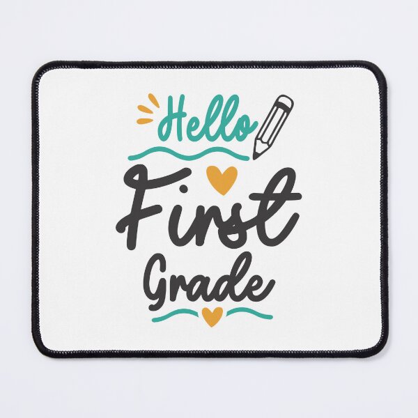 Item preview, Hello First 1st Grade Back To School Teacher Student designed and sold by cidolopez.