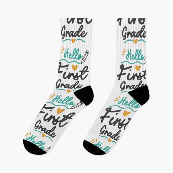 Item preview, Hello First 1st Grade Back To School Teacher Student designed and sold by cidolopez.