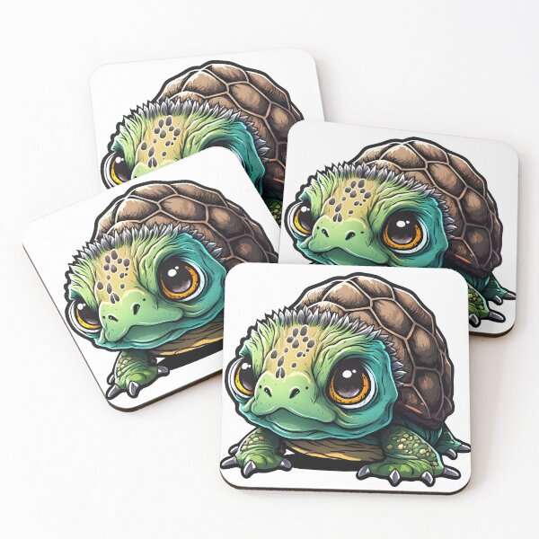 Item preview, adorable turtle, wild turtle, turtle art work designed and sold by zabeans.