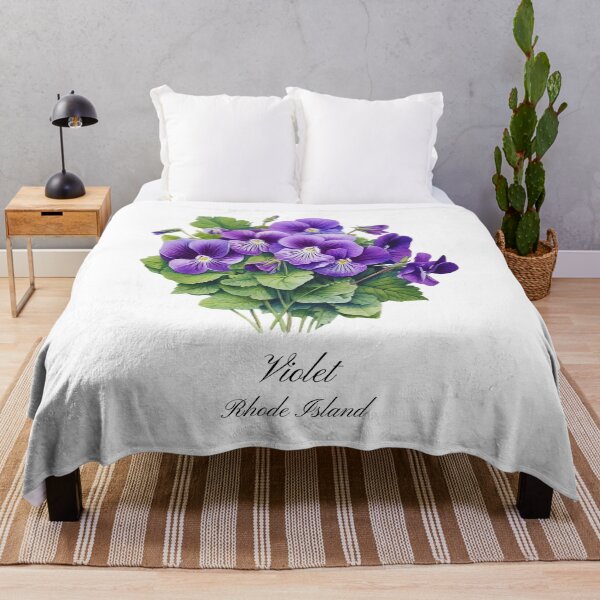 Item preview, Rhode Island State Flower-Violet designed and sold by Counterbalance Dzigns.