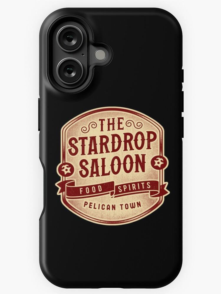 Aperçu 1 sur 4. Coque iPhone avec l'œuvre Le blason du Stardrop Saloon créée et vendue par Lagelantee.