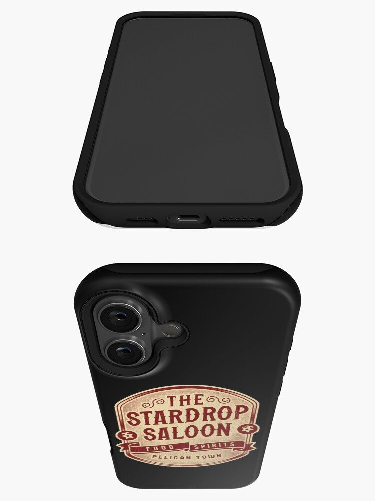 Aperçu 3 sur 4. Coque iPhone avec l'œuvre Le blason du Stardrop Saloon créée et vendue par Lagelantee.