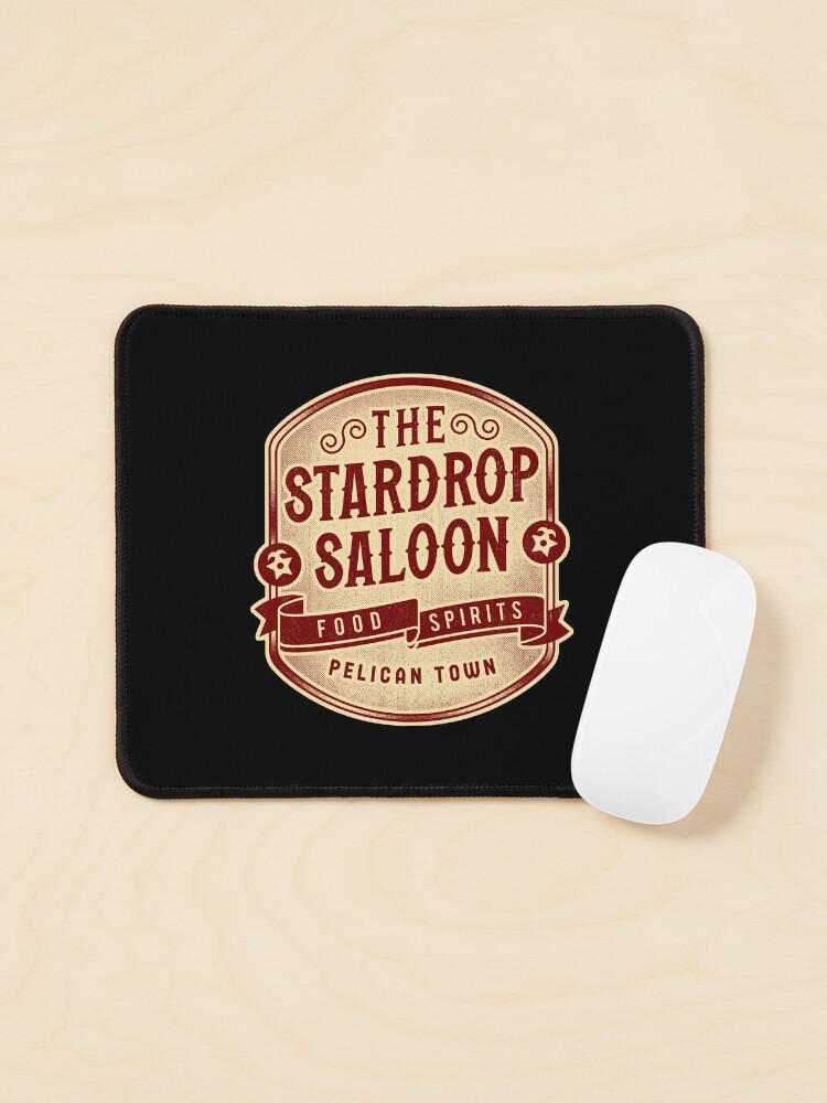 Aperçu 1 sur 5. Tapis de souris avec l'œuvre Le blason du Stardrop Saloon créée et vendue par Lagelantee.