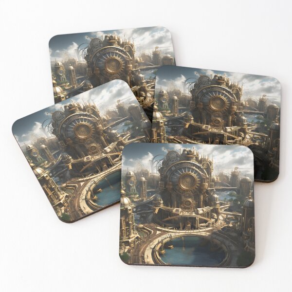 Item preview, Clocktown wall art designed and sold by MystiCanvas.