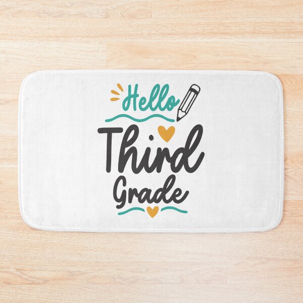 Item preview, Hello Third 3rd Grade Back To School Teacher Student designed and sold by cidolopez.