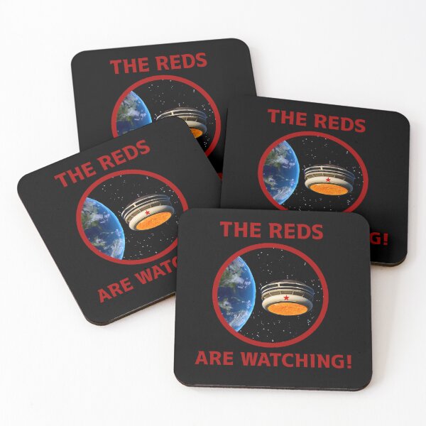 Item preview, THE REDS ARE WATCHING designed and sold by DiaphHistory.