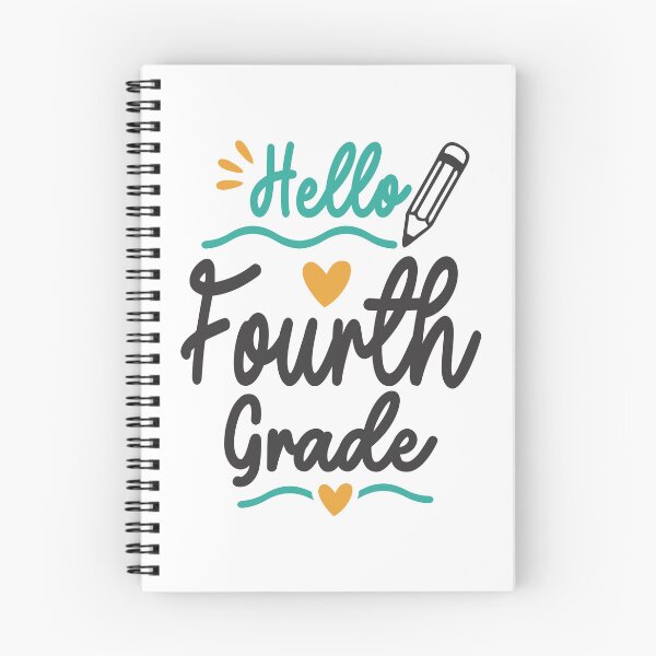 Item preview, Hello Fourth 4th Grade Back To School Teacher Student designed and sold by cidolopez.
