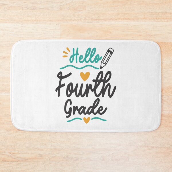 Item preview, Hello Fourth 4th Grade Back To School Teacher Student designed and sold by cidolopez.