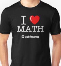 I Love Math Unisex T-Shirt