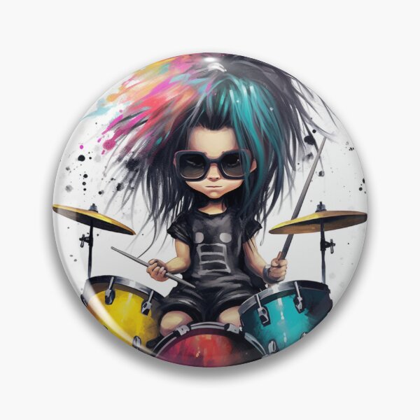 Item preview, Girls just wanna play Drums designed and sold by FuzzyKaktus.