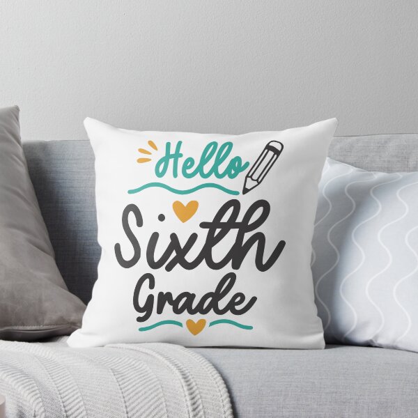 Item preview, Hello Sixth 6th Grade Back To School Teacher Student designed and sold by cidolopez.