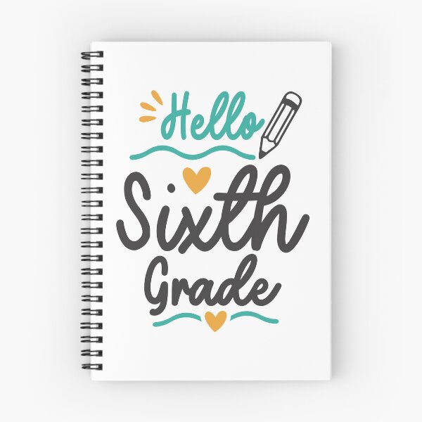 Item preview, Hello Sixth 6th Grade Back To School Teacher Student designed and sold by cidolopez.