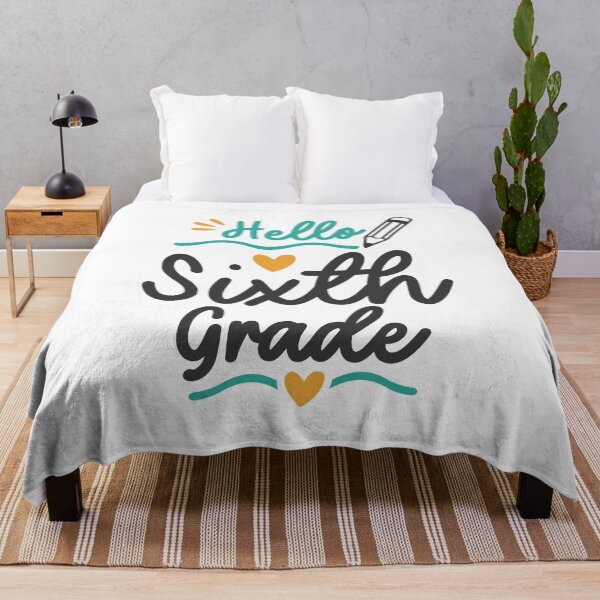 Item preview, Hello Sixth 6th Grade Back To School Teacher Student designed and sold by cidolopez.