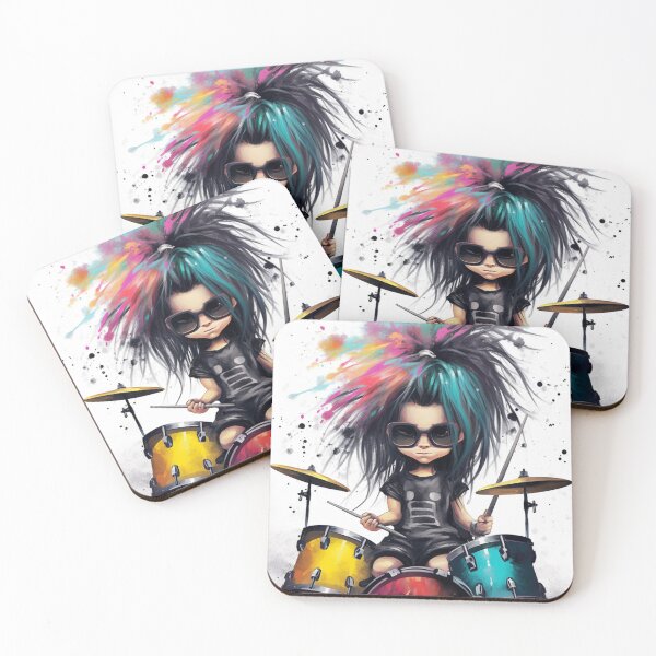 Item preview, Girls just wanna play Drums designed and sold by FuzzyKaktus.