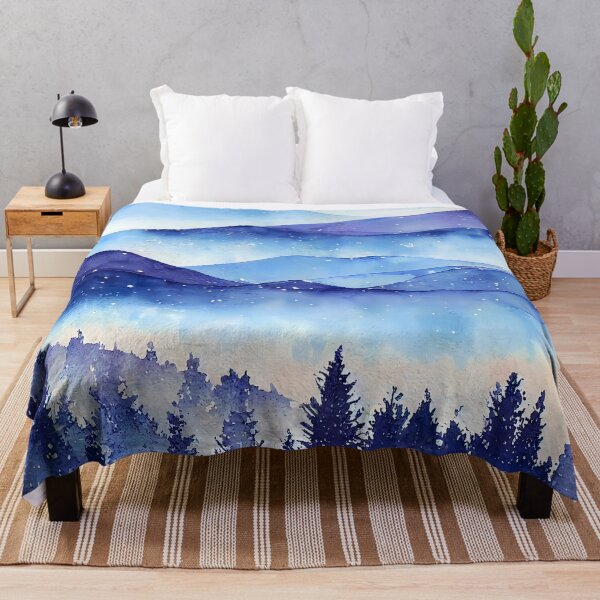 Item preview, Watercolor landscape 1 designed and sold by Red Witch Art.