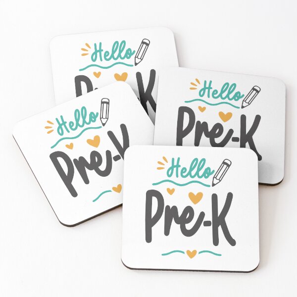 Item preview, Hello Pre-K Back To School Teacher Student designed and sold by cidolopez.