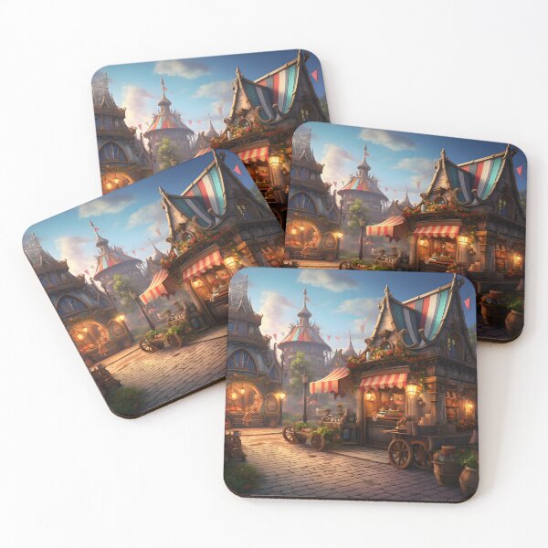 Item preview, Fantasy Shop wall art designed and sold by MystiCanvas.