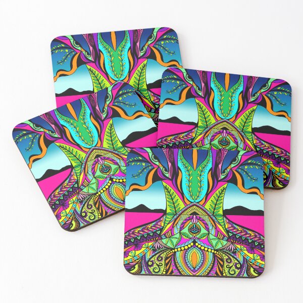 Item preview, Psychedelic Trippy Tree of Life designed and sold by FeralLaFemme.
