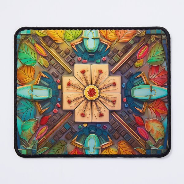 Item preview, Starry Maya: The Future in Abstract Leaves designed and sold by Nowosolnianka.