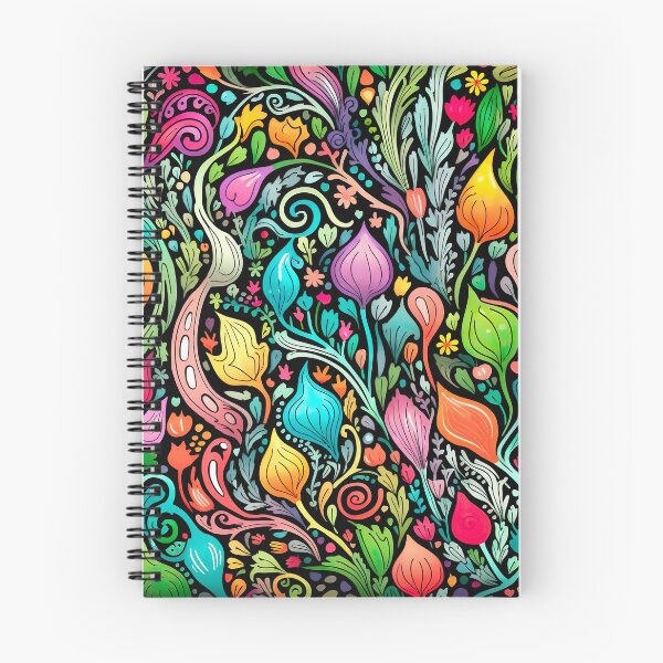 Item preview, Colorful scribble pattern - flowers designed and sold by miss-keysmash.