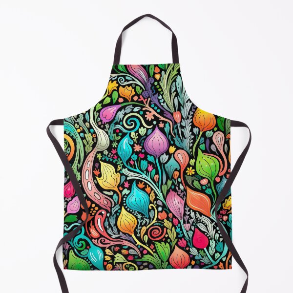 Item preview, Colorful scribble pattern - flowers designed and sold by miss-keysmash.