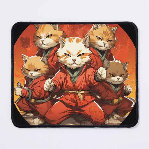 Item preview, Kung Fu Cats designed and sold by BLKBNNY.
