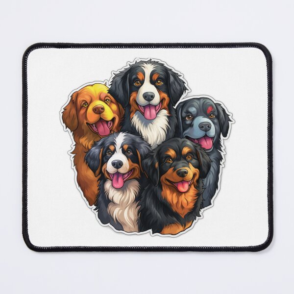 Item preview, Happy, Endearing & Playful Bernese Mountain Dog Puppies designed and sold by CatDogBin.