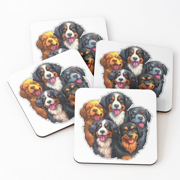 Item preview, Happy, Endearing & Playful Bernese Mountain Dog Puppies designed and sold by CatDogBin.