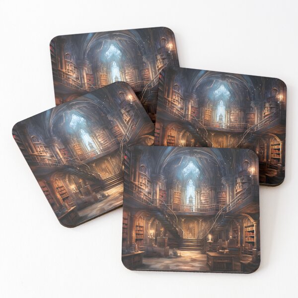 Item preview,  Enchanted Tomes  Avid Bookworms wall art designed and sold by MystiCanvas.