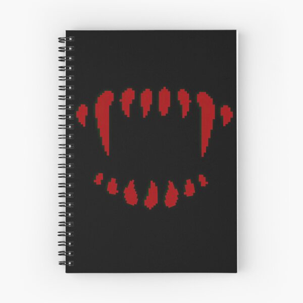 Item preview, Pixel Art of red Vampire Teeth - Unique and Stylish Design designed and sold by Biskit222.