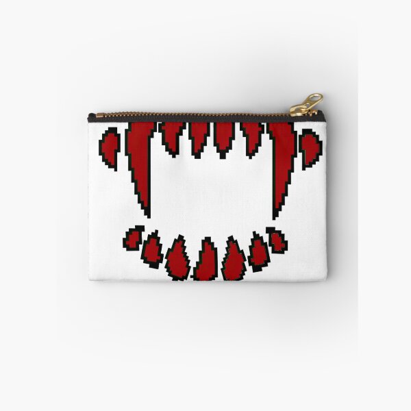 Item preview, Pixel Art of red Vampire Teeth - Unique and Stylish Design designed and sold by Biskit222.