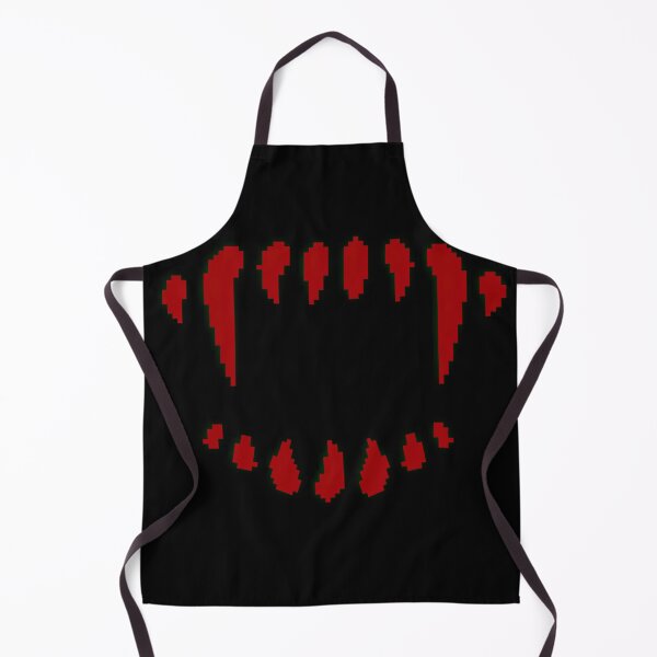 Item preview, Pixel Art of red Vampire Teeth - Unique and Stylish Design designed and sold by Biskit222.