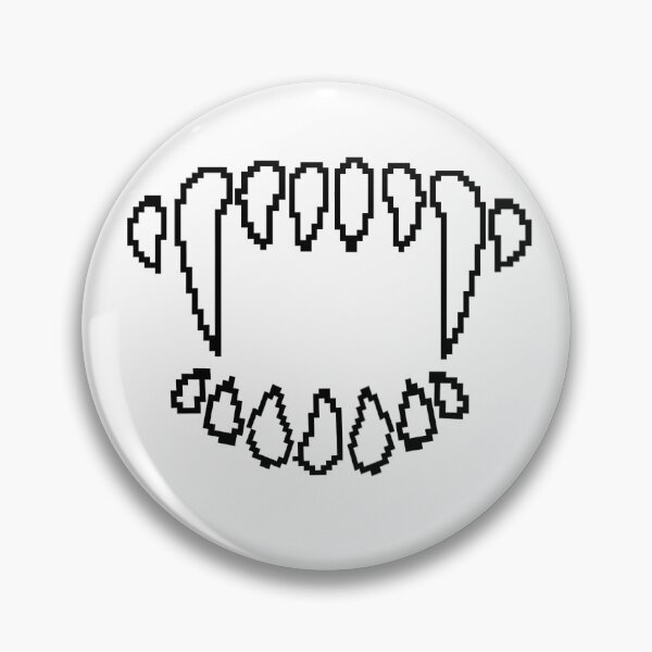 Item preview, Pixel Art of transparent Vampire Teeth - Unique and Stylish Design designed and sold by Biskit222.