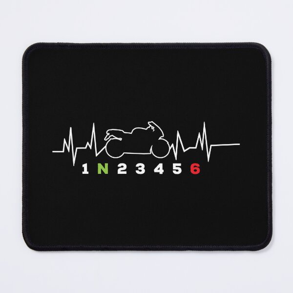 Item preview, Heartbeat Motorcycle Gear Shift One Up Five Down Biker designed and sold by Designer-Girl.