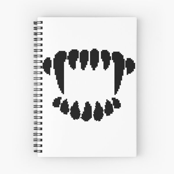 Item preview, Pixel Art of black Vampire Teeth - Unique and Stylish Design designed and sold by Biskit222.