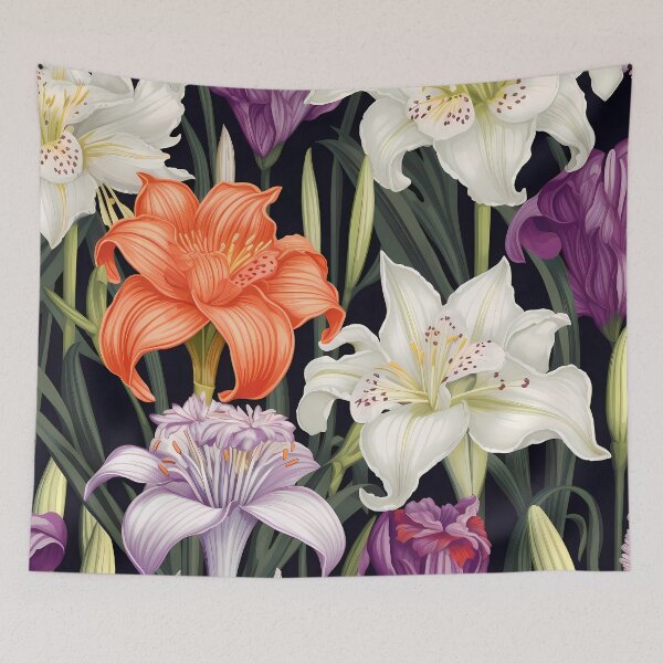 Item preview, Floral Pattern - Allium designed and sold by MTJ-Mushrooms.