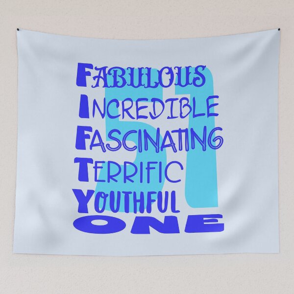 Item preview, 51 and fabulous designed and sold by giftfromheart.