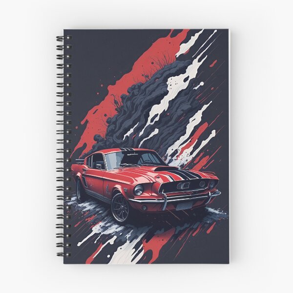 Item preview, mustang red shelby designed and sold by Artify Illustrator.
