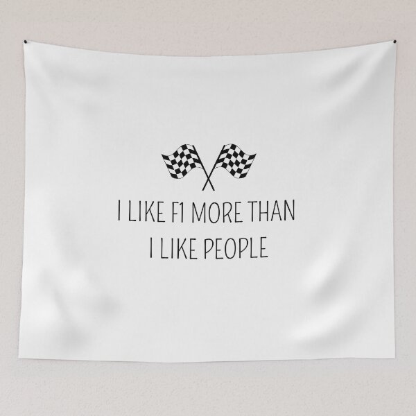 Item preview, I like F1 more than I like people (Sosi) designed and sold by ff1merch ..