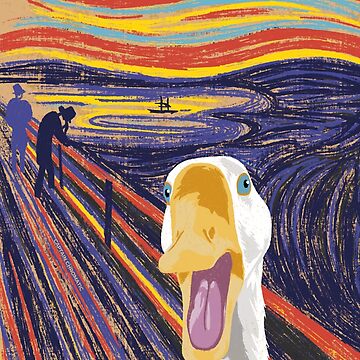 Artwork thumbnail, The scream (of the duck) by Captain Chromatic