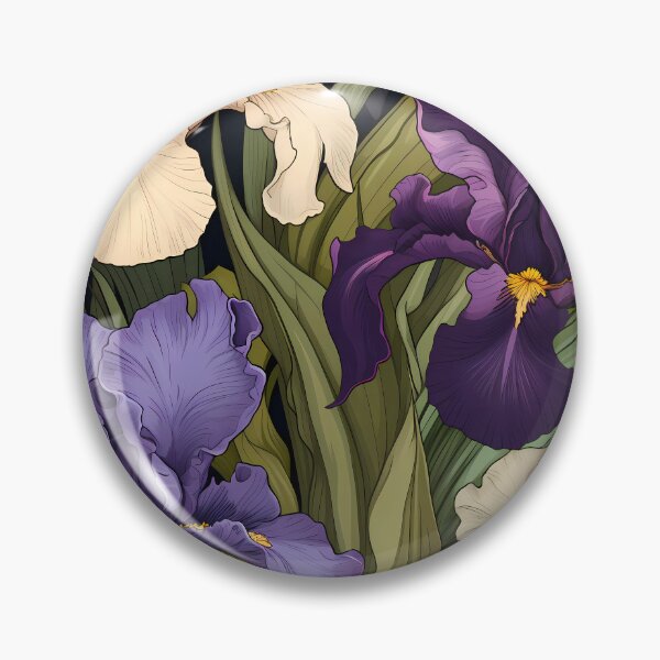 Item preview, Floral Pattern - Iris designed and sold by MTJ-Mushrooms.