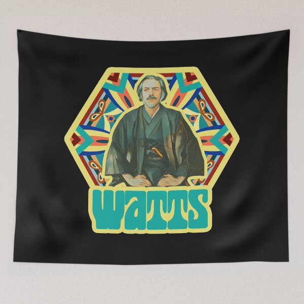 Item preview, Alan Watts Retro Mystic designed and sold by Mystikos Art.