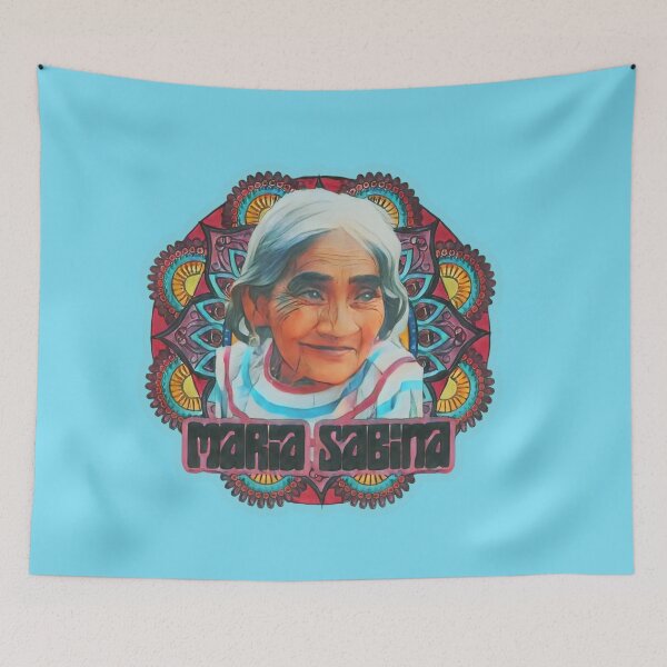 Item preview, Psychedelic Healer Maria Sabina designed and sold by Mystikos Art.