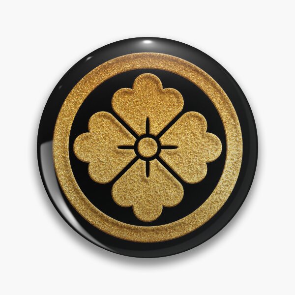 Item preview, Gold Maruni Hana Kaku Kamon designed and sold by Takeda-art.